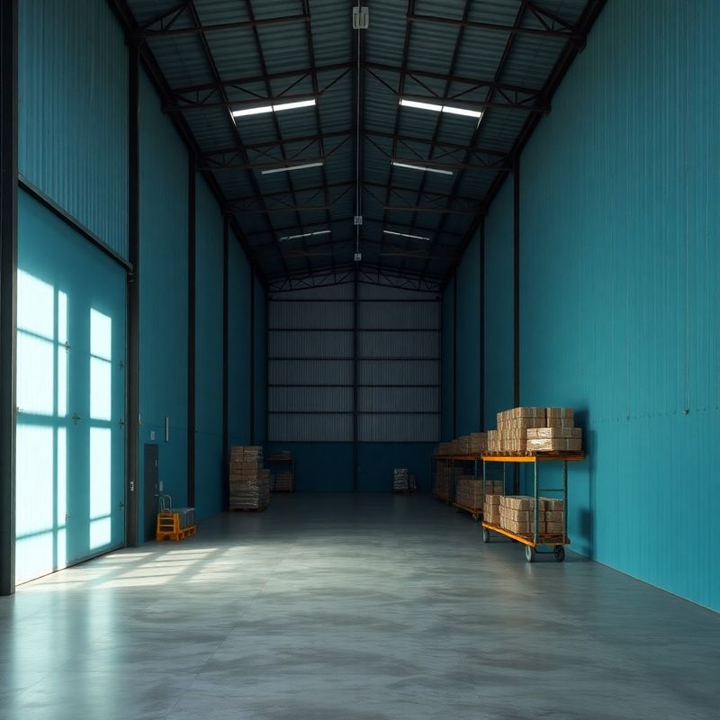 Interior of a bright modern New Zealand warehouse space